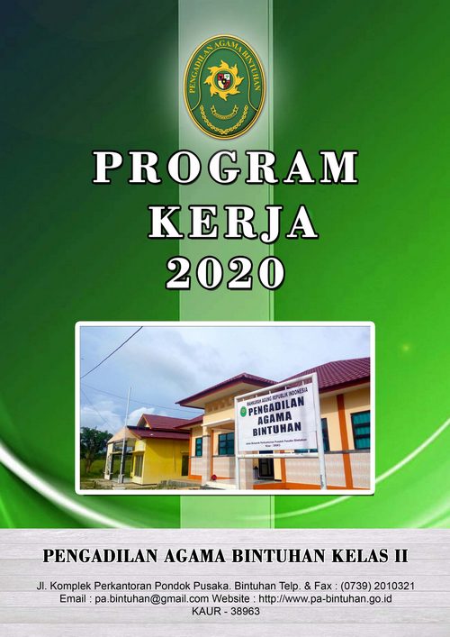 Cover Program Kerja 2020