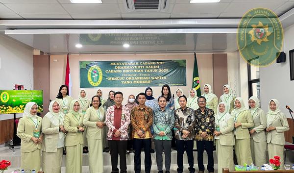 22 DHARMAYUKTI KARINI CABANG BINTUHAN SELENGGARAKAN MUSYAWARAH CABANG VIII