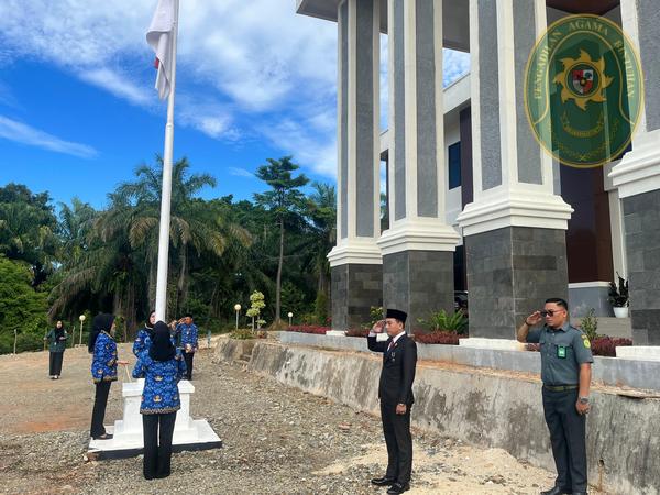 51 UPACARA HARI KEBANGKITAN NASIONAL DI PENGADILAN AGAMA BINTUHAN BANGKIT BERSAMA WUJUDKAN INDONESIA KUAT