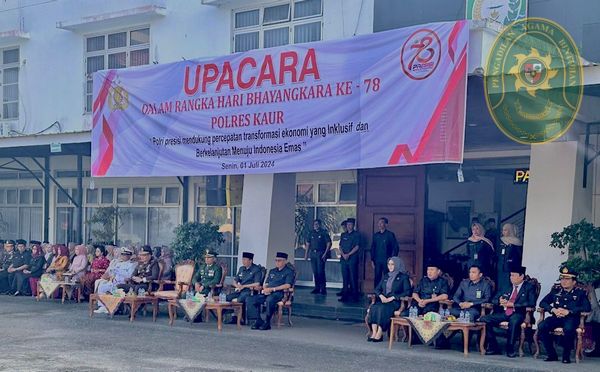 68 KETUA PA BINTUHAN HADIRI UPACARA PERINGATAN HARI BHAYANGKARA KE 782