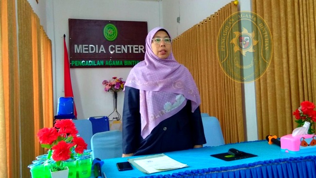 5. KETUA PENGADILAN AGAMA BINTUHAN MENGIKUTI PERESMIAN GEDUNG MAHKAMAH AGUNG SECARA DARING