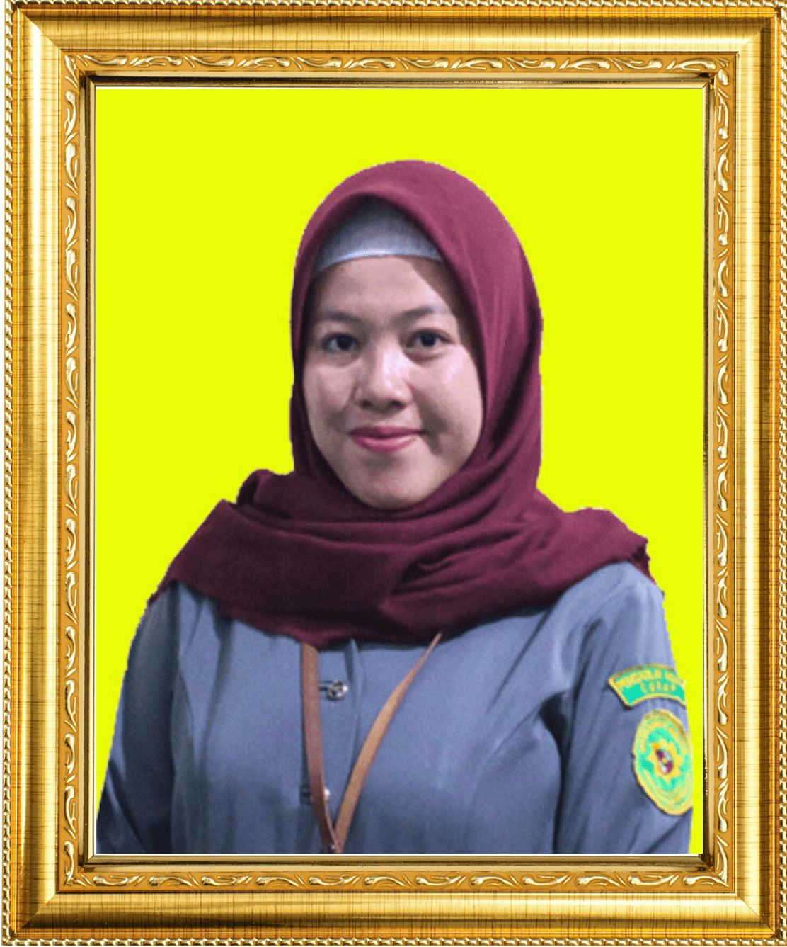 foto bingkai bu keptia