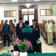 SEMANGAT BARU, PELANTIKAN DUA PANITERA PENGGANTI PENGADILAN AGAMA BINTUHAN KELAS II
